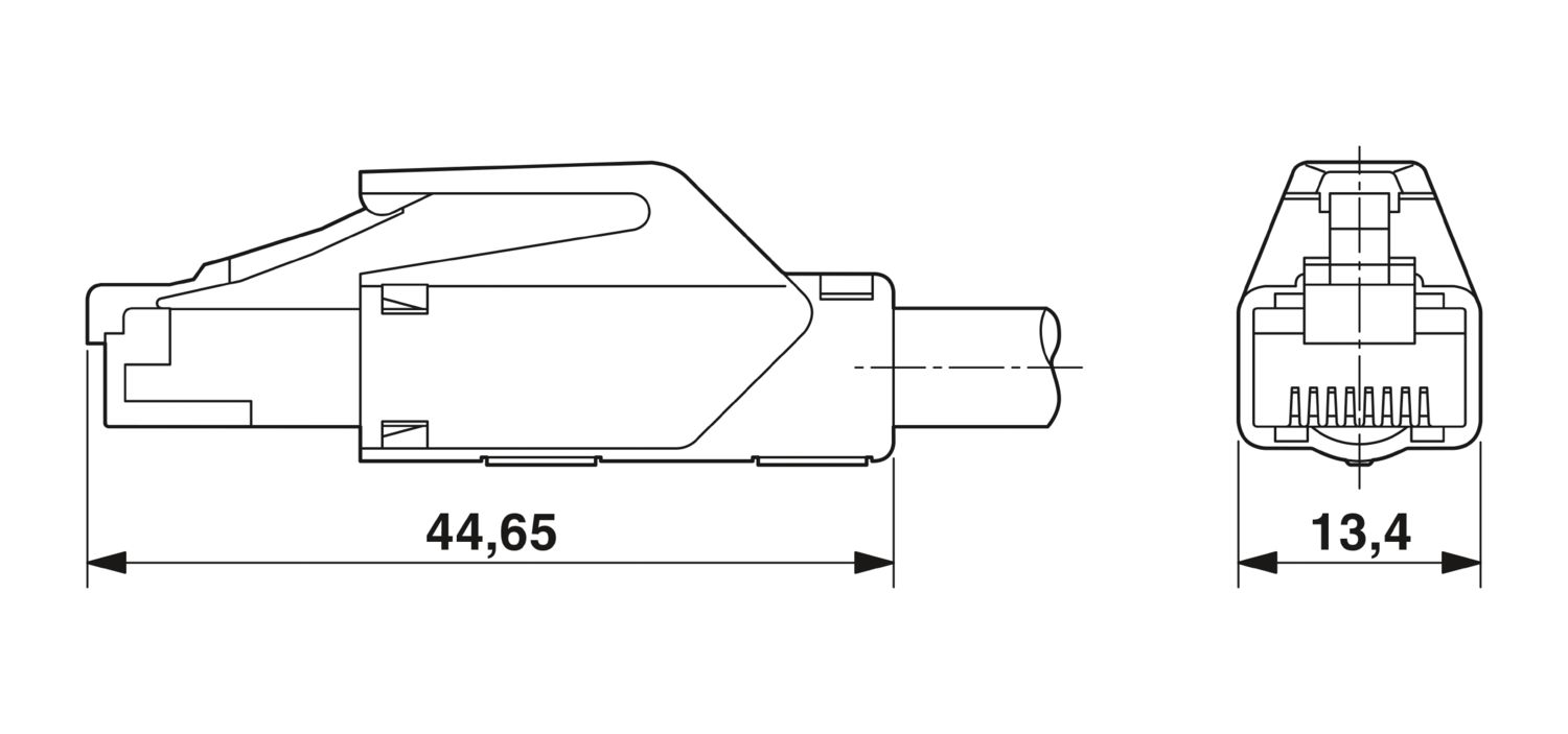 NBC-M12MSX/10,0-94F/R4AC - ネットワークケーブル - 1407474 NBC-M12MSX/10,0-94F/R4AC - ネットワークケーブル - 1407474