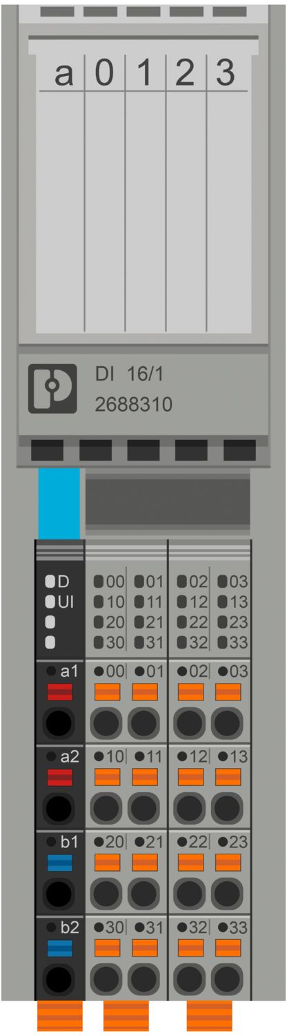 AXL F DI16/1 1H - Digital module - 2688310 | Phoenix Contact