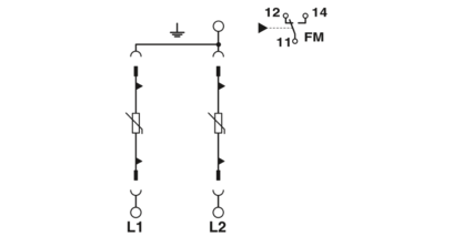 1类浪涌保护器-VAL-US-480D/30/2+0-FM