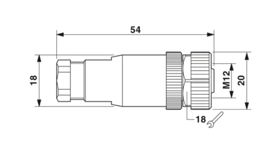连接器-SACC-M12FS-4CON-PG7-M