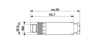 连接器-SACC-M 8MS-4CON-M-SW