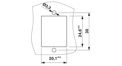 面板安装框架-VS-08-A-RJ45/MOD-1-IP20