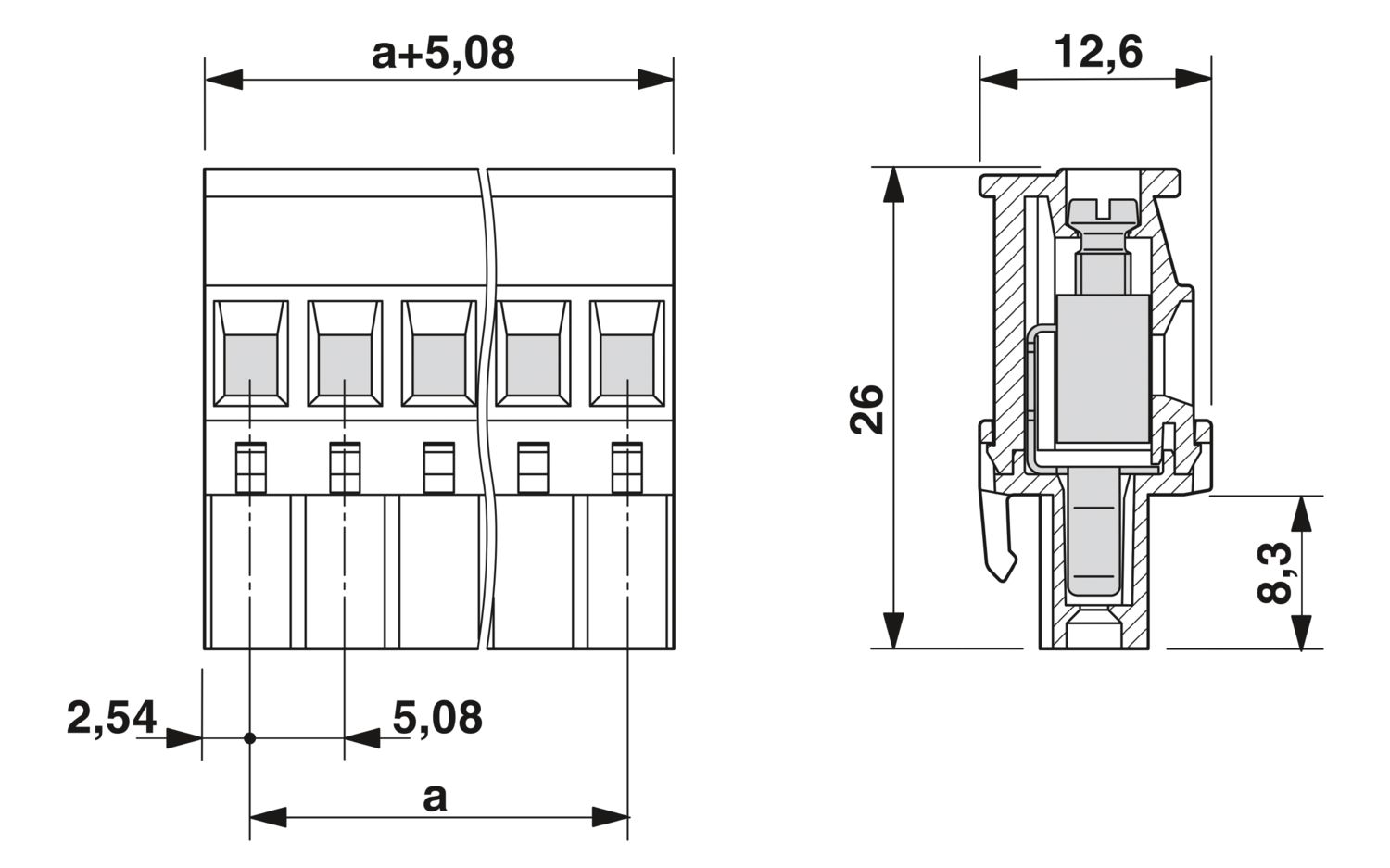 MVSTBW 2,5/ 8-ST-5,08 - PCB connector - 1792812 | Phoenix Contact