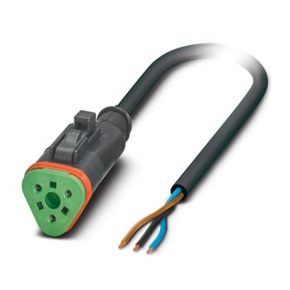 SAC-3P- 3,0-PUR/DTFS - Sensor/actuator cable - 1414996