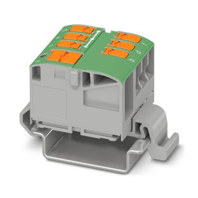 PTVFIX 6/6X2,5-NS35A GN - Verteilerblock