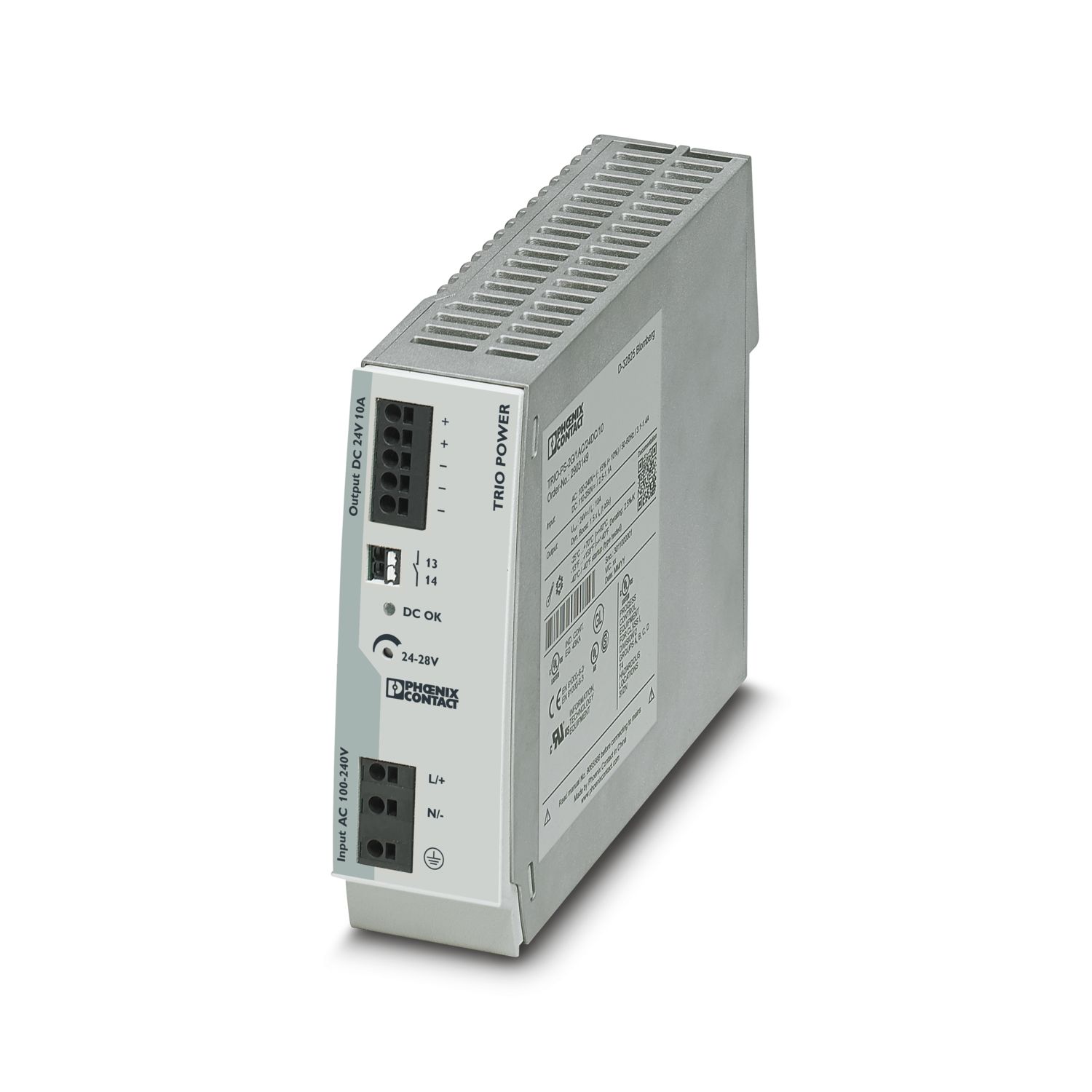 TRIO-PS-2G/1AC/24DC/10 - Power supply unit - 2903149 TRIO-PS-2G/1AC/24DC/10 - Power supply unit - 2903149