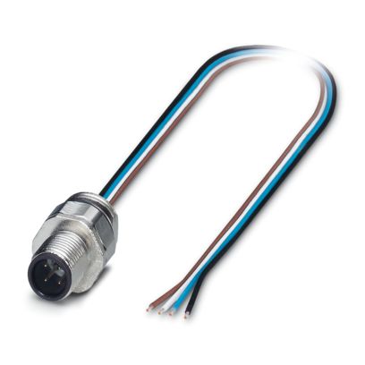 SACC-EC-M12MS-4CON-PG9/0,5 - Gerätesteckverbinder Vorderwand