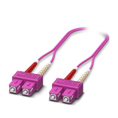 FOC-SC:PA-SC:PA-OM4:D01/2 - LWL-Patch-Kabel