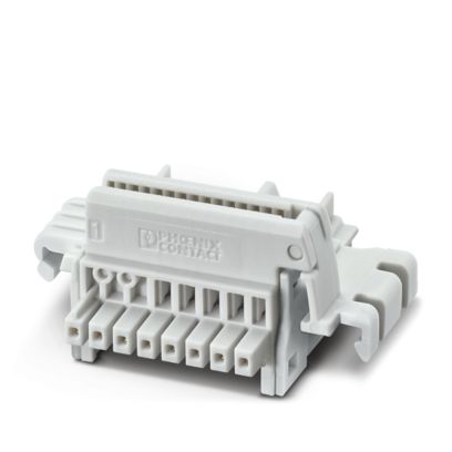 TBUS8-20,0-PPPPPPPP-7035 - Tragschienen-Busverbinder