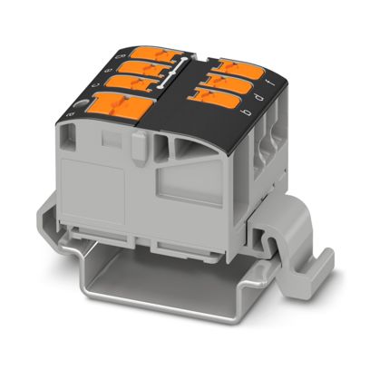 PTVFIX 6/6X2,5-NS35A BK - Verteilerblock