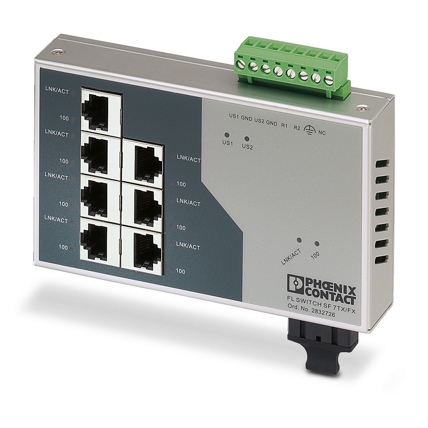 FL SWITCH SF 7TX/FX - Industrial Ethernet Switch - 2832726 FL SWITCH SF 7TX/FX - Industrial Ethernet Switch - 2832726