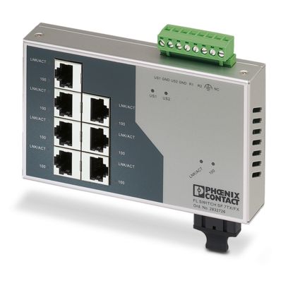 FL SWITCH SF 7TX/FX - Industrial Ethernet Switch - 2832726 FL SWITCH SF 7TX/FX - Industrial Ethernet Switch - 2832726