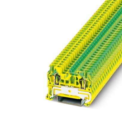 ST 2,5-3PE - Spring-cage protective conductor terminal block
