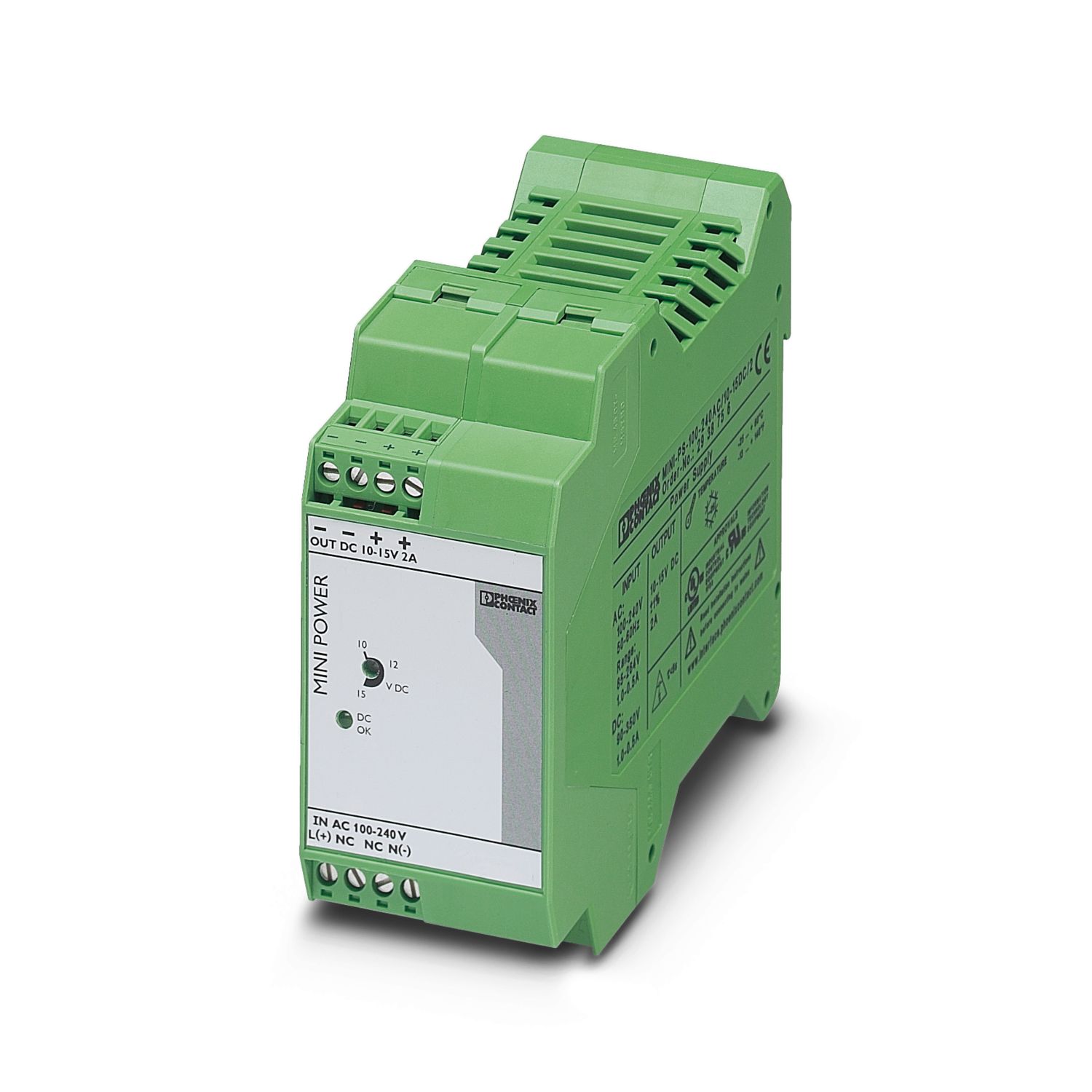 MINI-PS-100-240AC/10-15DC/2 - Power supply - 2938756 MINI-PS-100-240AC/10-15DC/2 - Power supply - 2938756