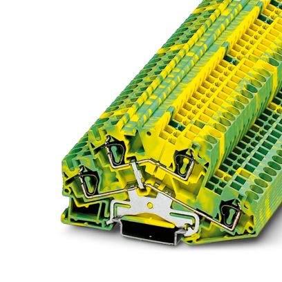 STTBS 4-PE - Protective conductor double-level terminal block - 3035072 ...