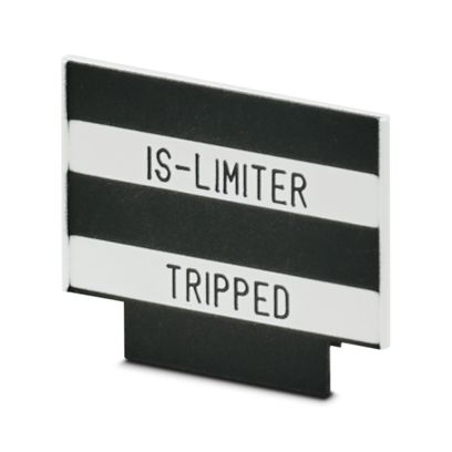 LABEL PLATE WITH TEXT - Beschriftungsschild