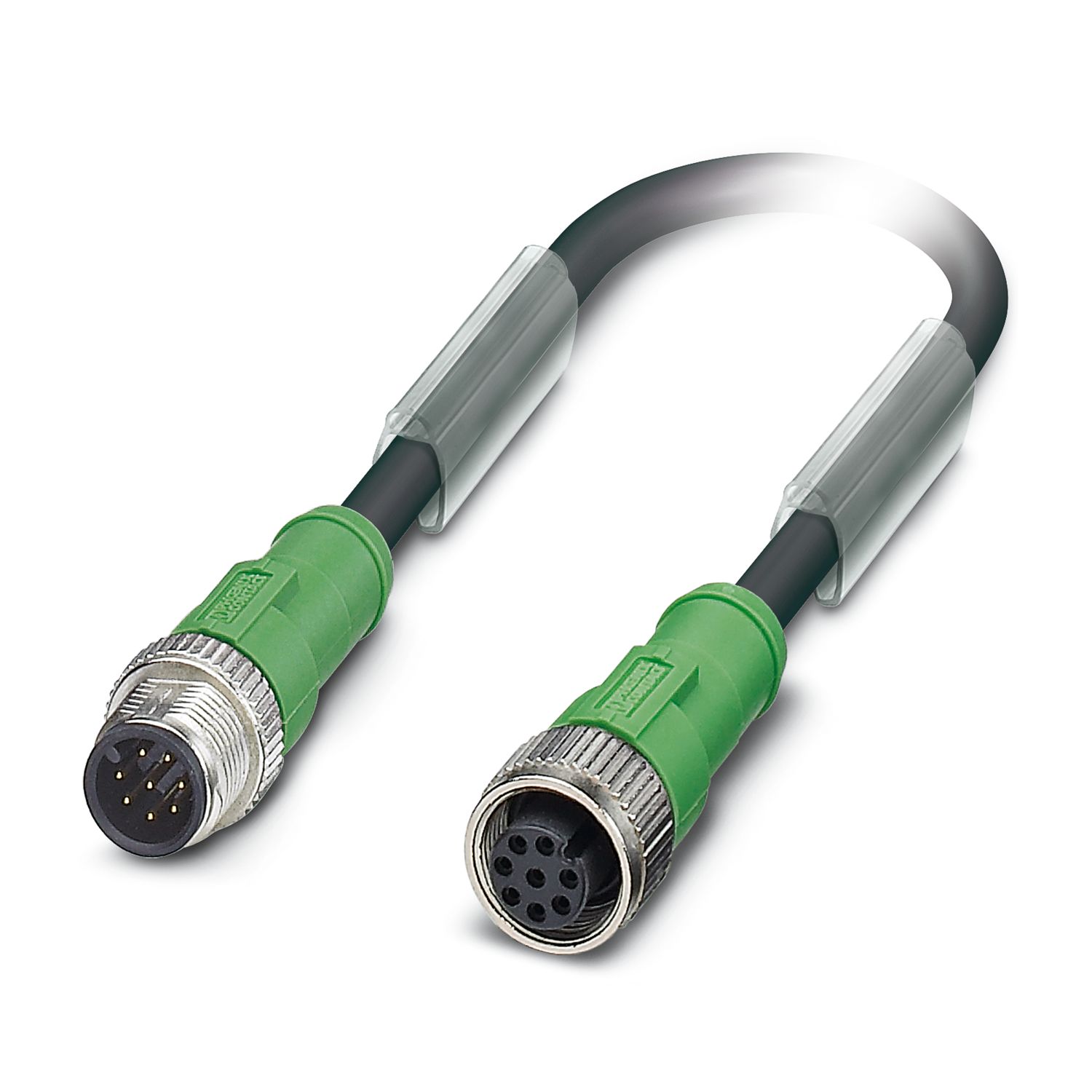 SAC-8P-M12MS/ 3,0-PUR/M12FS - センサ/アクチュエータケーブル SAC-8P-M12MS/ 3,0-PUR/M12FS - センサ/アクチュエータケーブル