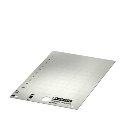 US-EMP (27X12,5) SR CUS - Einrastschildchen