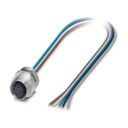设备连接器 板前安装-SACC-E-M12FS-5CON-PG9/1,0 VAPO