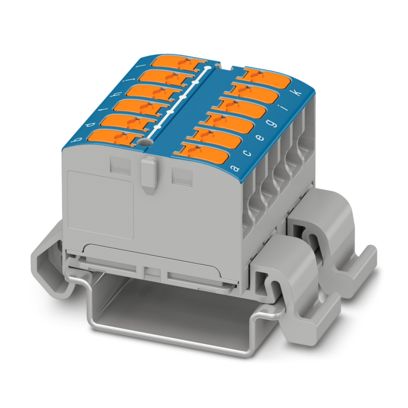 PTVFIX 12X2,5-NS35A BU - Verteilerblock