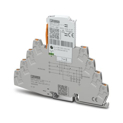 Thiết bị chống sét lan truyền - TTC-6P-4X1-24-PT-I - Surge protection device (1334594)