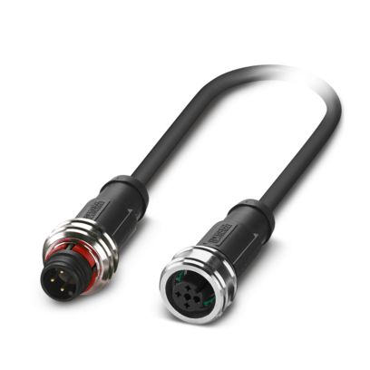 SAC-3P-P12MS/ 0,3-PUR/P12FS - Sensor-/Aktor-Kabel