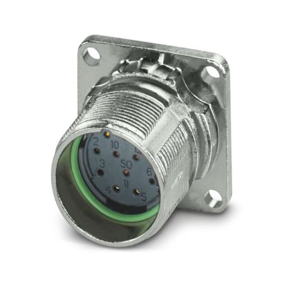 M23-12S1N8AW600S - Gerätesteckverbinder Vorderwand