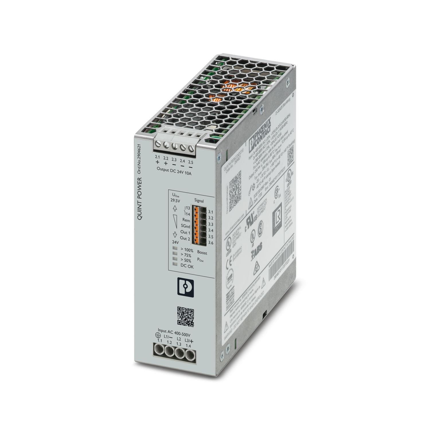 QUINT4-PS/3AC/24DC/10 - 電源 - 2904621 | Phoenix Contact QUINT4-PS/3AC/24DC/10 - 電源 - 2904621 | Phoenix Contact