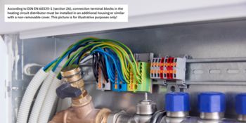 Blocs FIX dans le répartiteur de circuit de chauffage