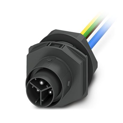 IPD W 3P2,5 M 0,5 M25 BK - Panel feed-through (1088694)