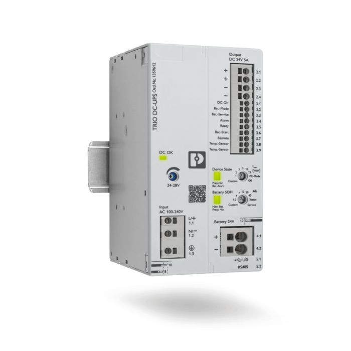 DC-USV mit integrierter Stromversorgung