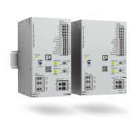 TRIO&nbsp;DC&nbsp;UPS with and without interface on the DIN rail