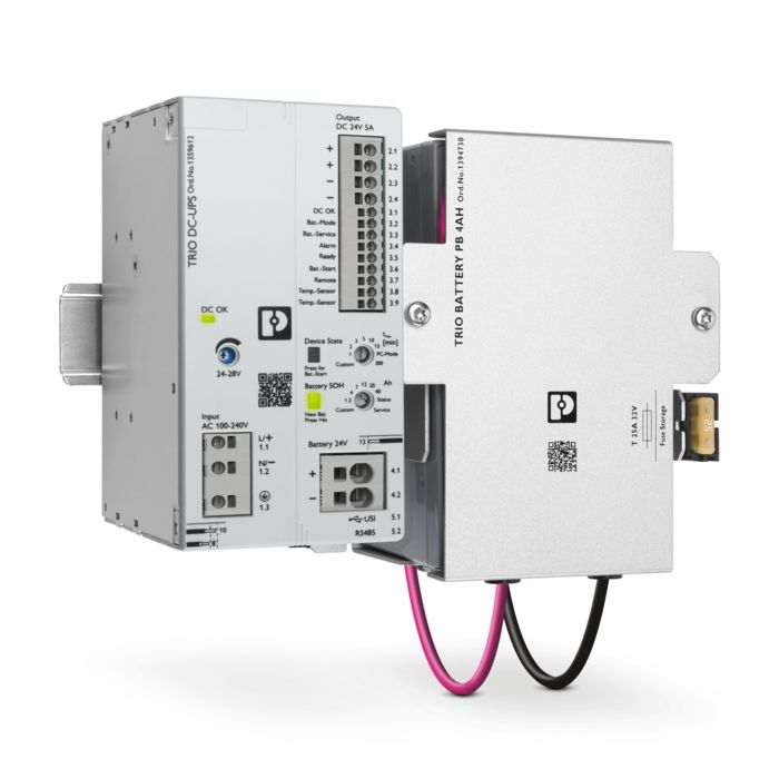 Interactive Image Map: TRIO UPS with TRIO battery module