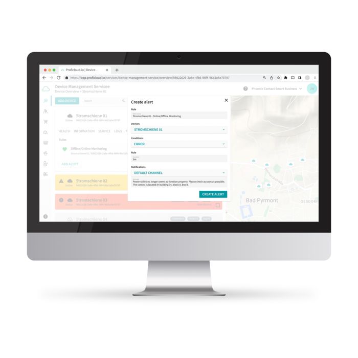 Device Management Service - DMS Basic Add-on - Alerting Creation