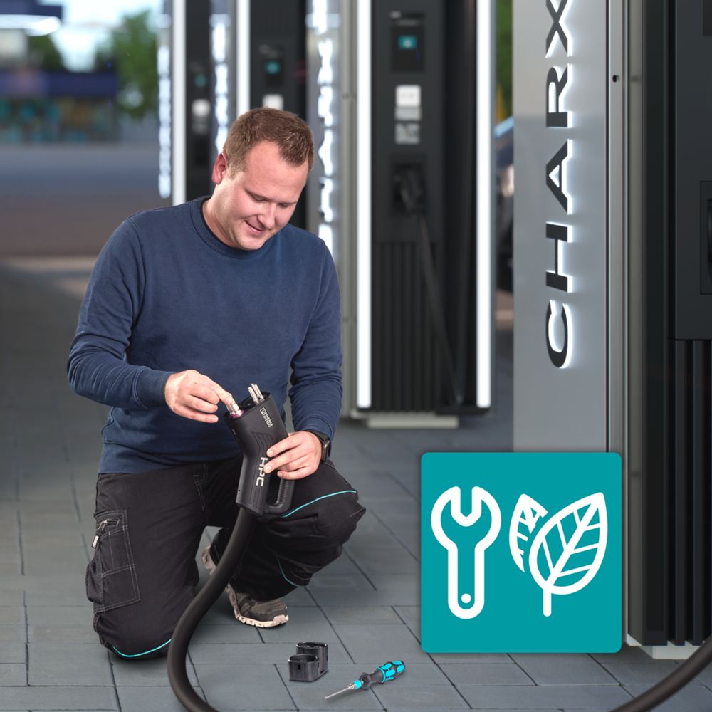 Replacing the mating face and the contacts of an HPC charging connector