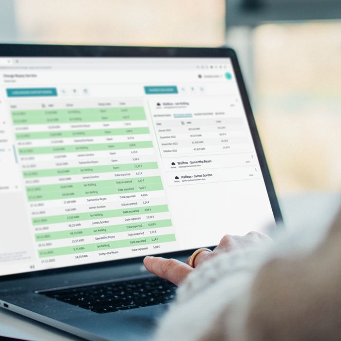 Charge Repay Service on screen