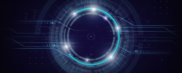 futuristisk digital sort hull