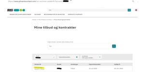 2. Mine tilbud og kotrakter
