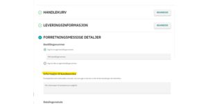 Forretningsmessige detaljer
