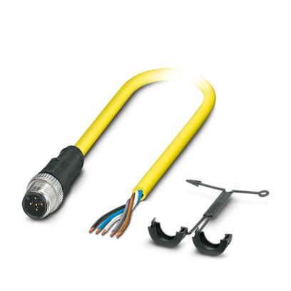 SAC-HZ-5P-M12MS/ 5,0-542 BK - Sensor-/Aktor-Kabel