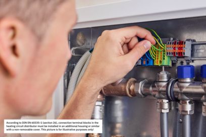 Blocs FIX dans le répartiteur de circuit de chauffage
