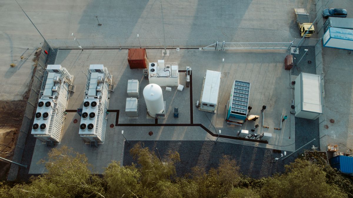 Site overview of the production plants for the HY.City.Bremerhaven