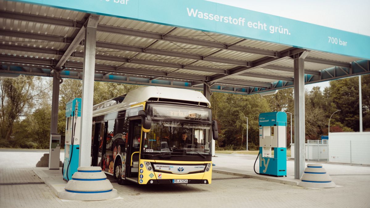 Hydrogen service station in the HY.City.Bremerhaven