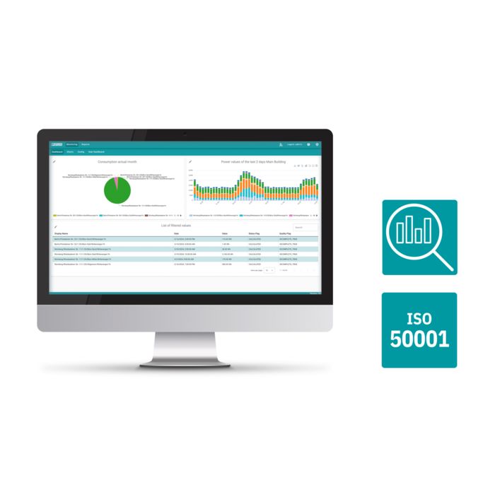 Energy Management Service - On-Premises på en bildskärm