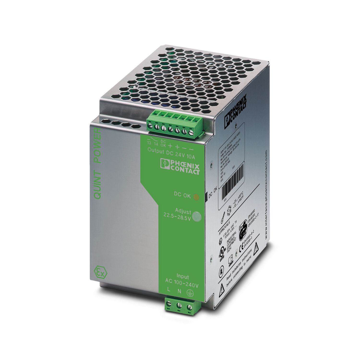QUINT-PS-100-240AC/24DC/10/EX - Power supply - 2938866