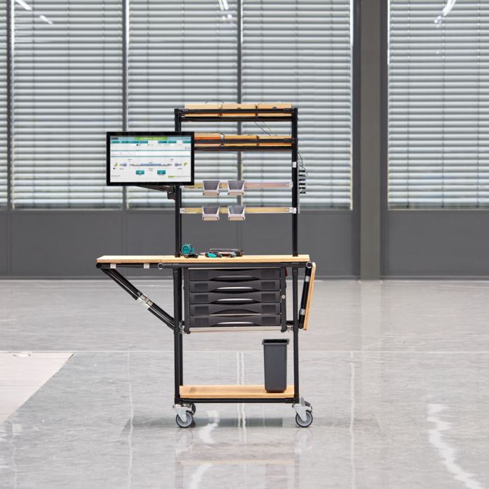 Werkpleksysteem clipx BASIC line voor de bekabeling in schakelkastbouw
