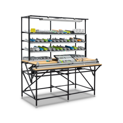 Material provision for worker assistance systems