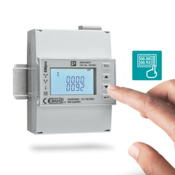 EMpro-AC-energimåler med opplyst display