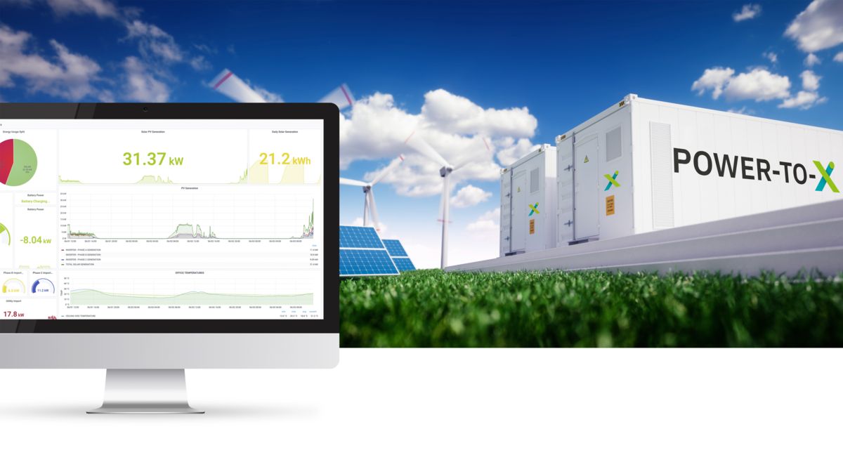 Maintenance in the cloud for power-to-X applications