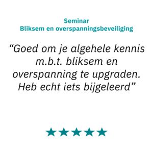 Review Seminar Bliksem en overspanningsbeveiliging Hans Roeloffzen